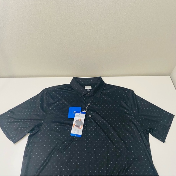 Greg Norman ML75 Men’s Black Play Dry Golf Polo Shirt , NWT. - Picture 8 of 10